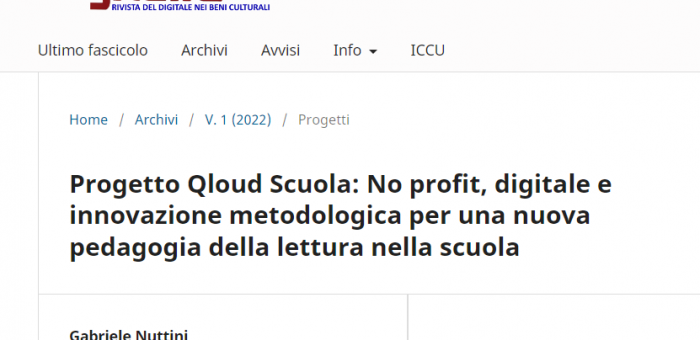 Progetto Qloud Scuola su DigItalia..!